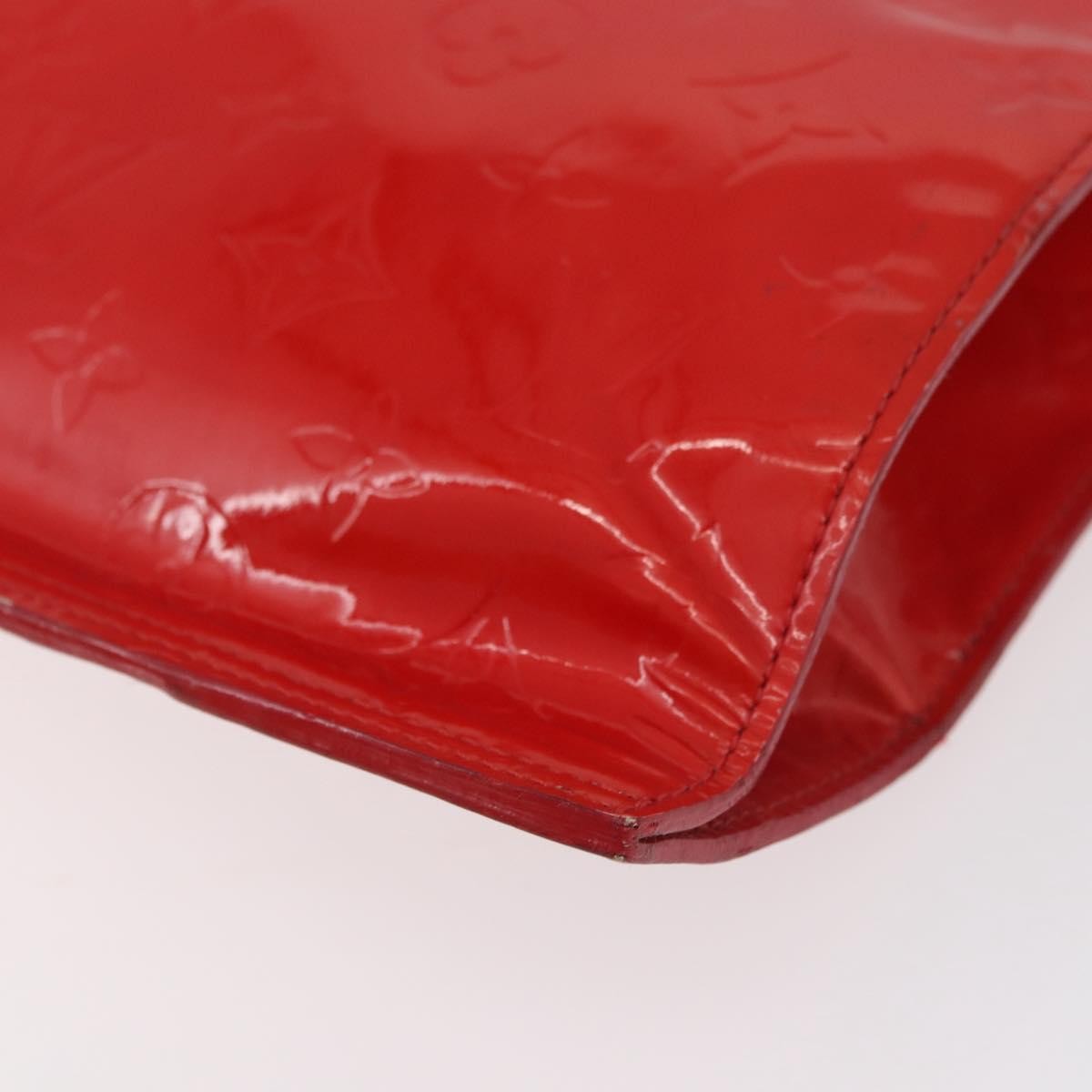 Louis Vuitton Stanton Monogram Vernis Red Patent_Leather Tote Bag Bag (Pre-Owned)