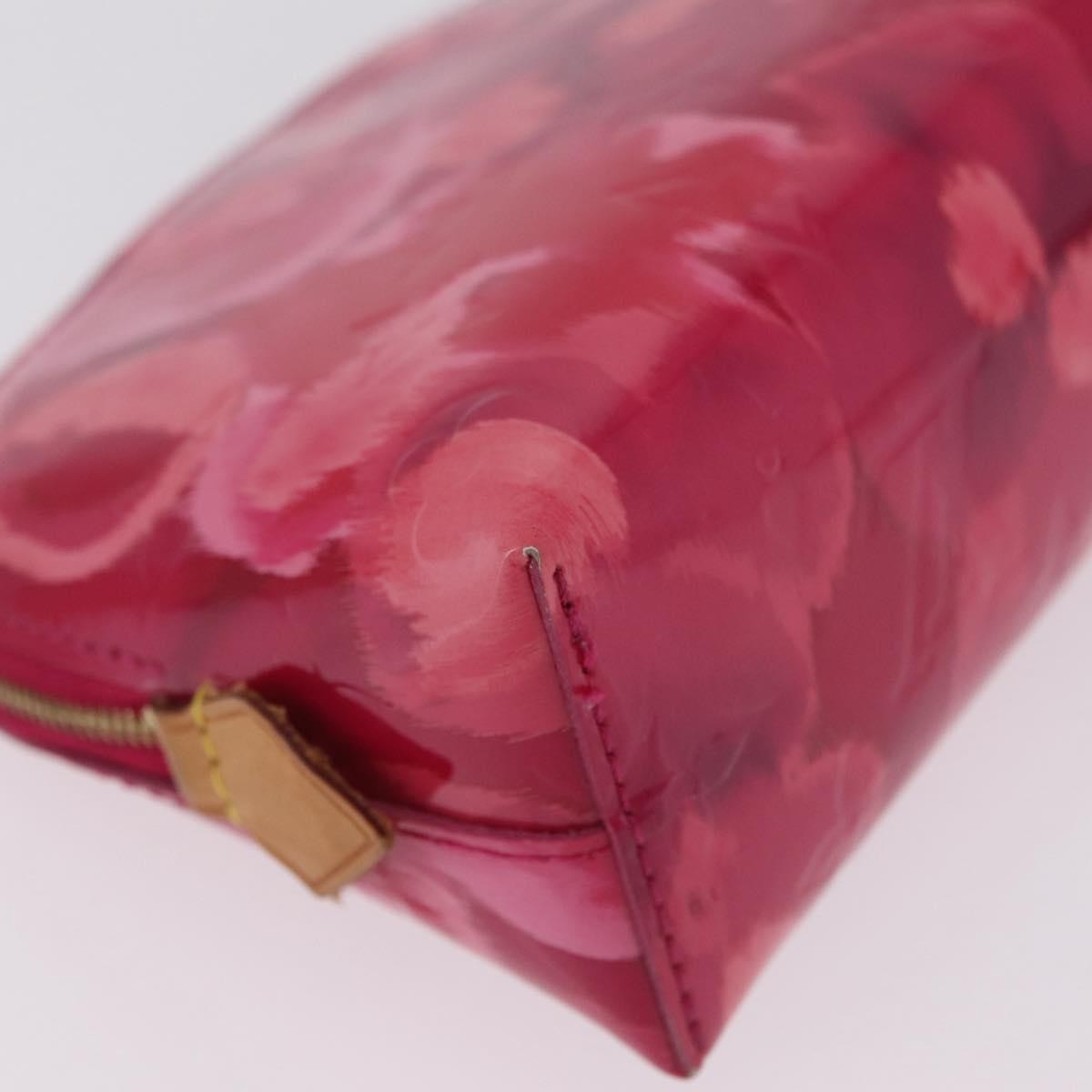 Louis Vuitton Cosmetic Case Limited Edition Monogram Vernis Ikat Pink Patent_Leather Toiletry Case Accessory (Pre-Owned)