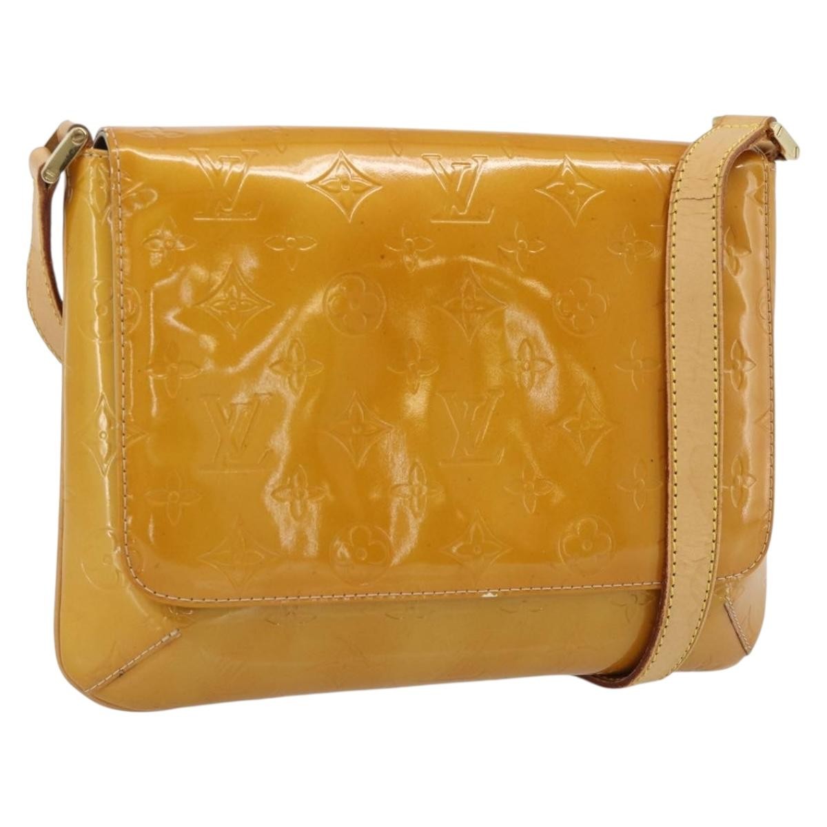 Louis Vuitton Thompson Street Monogram Vernis Yellow Patent_Leather Shoulder Bag Bag (Pre-Owned)