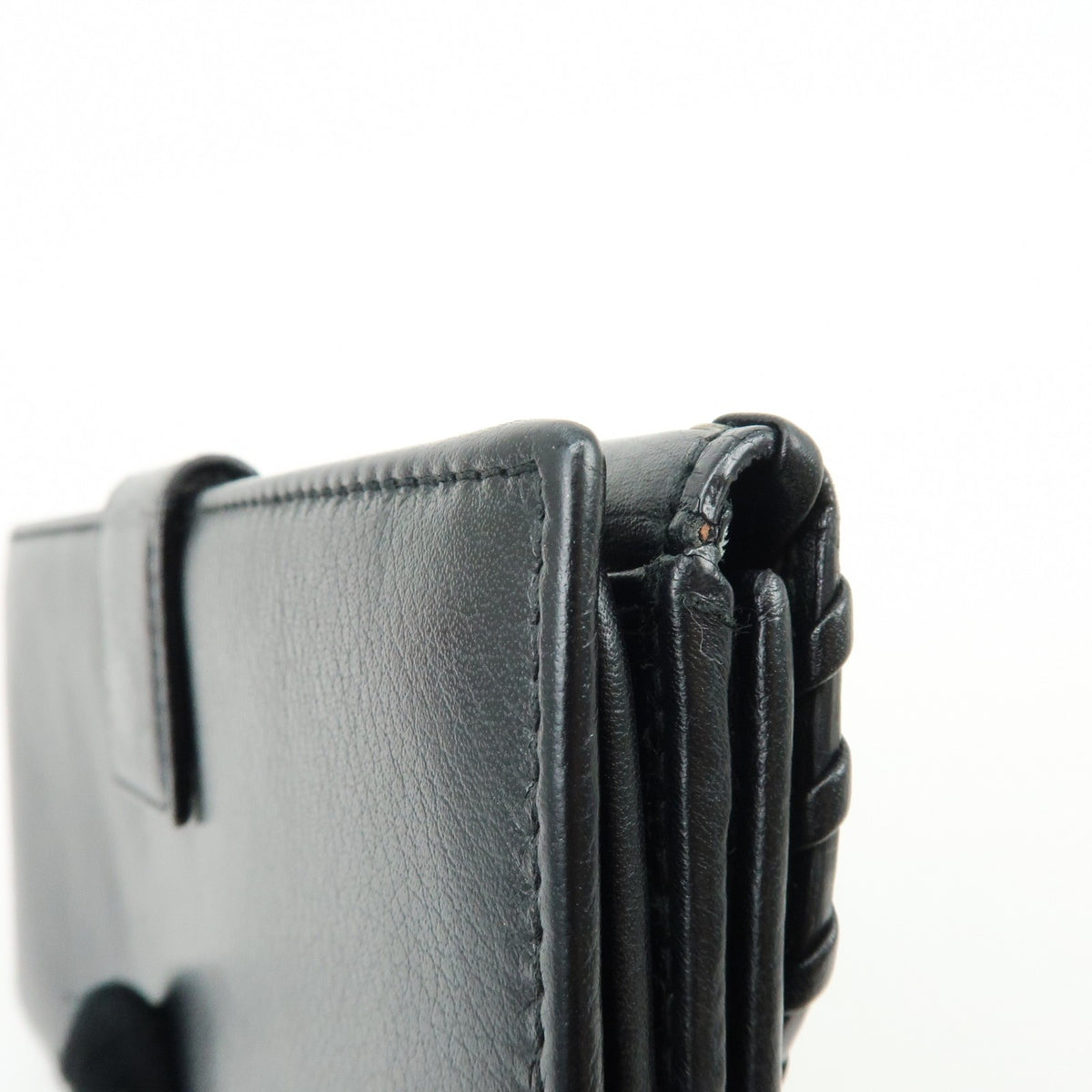 Christian Dior Trotter / Heart Motif Wallet Leather Black Leather Wallets Accessory (Pre-Owned)