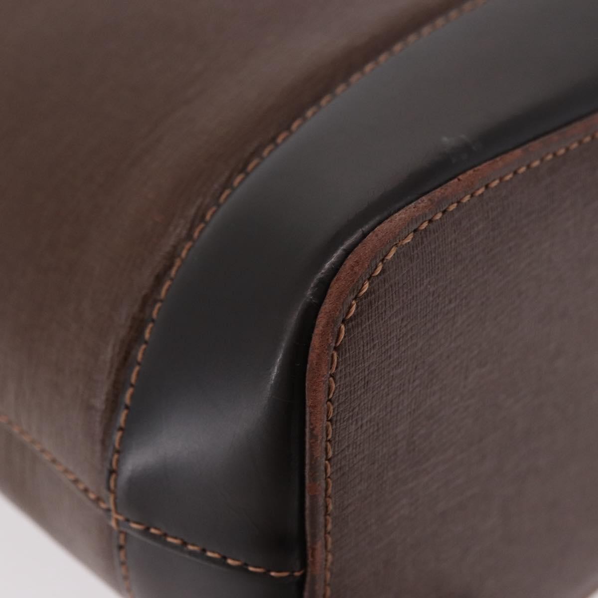 Burberry Vintage Leather Brown Leather Shoulder Bag Bag (Pre-Owned)