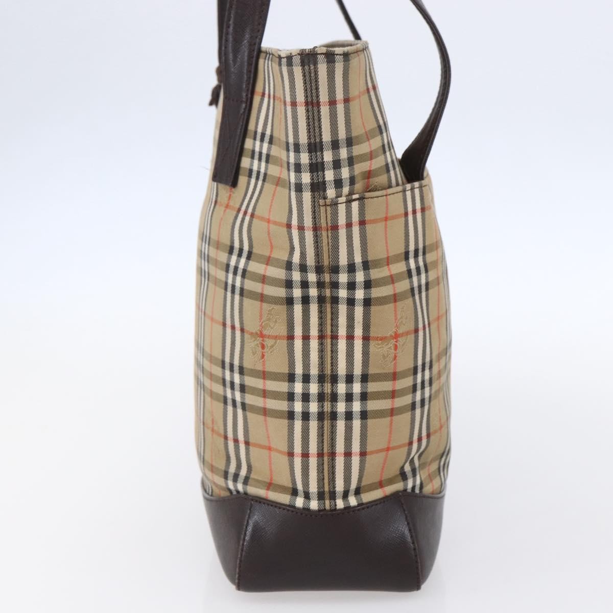 Burberry Vintage Canvas Beige Canvas Tote Bag Bag (Pre-Owned)