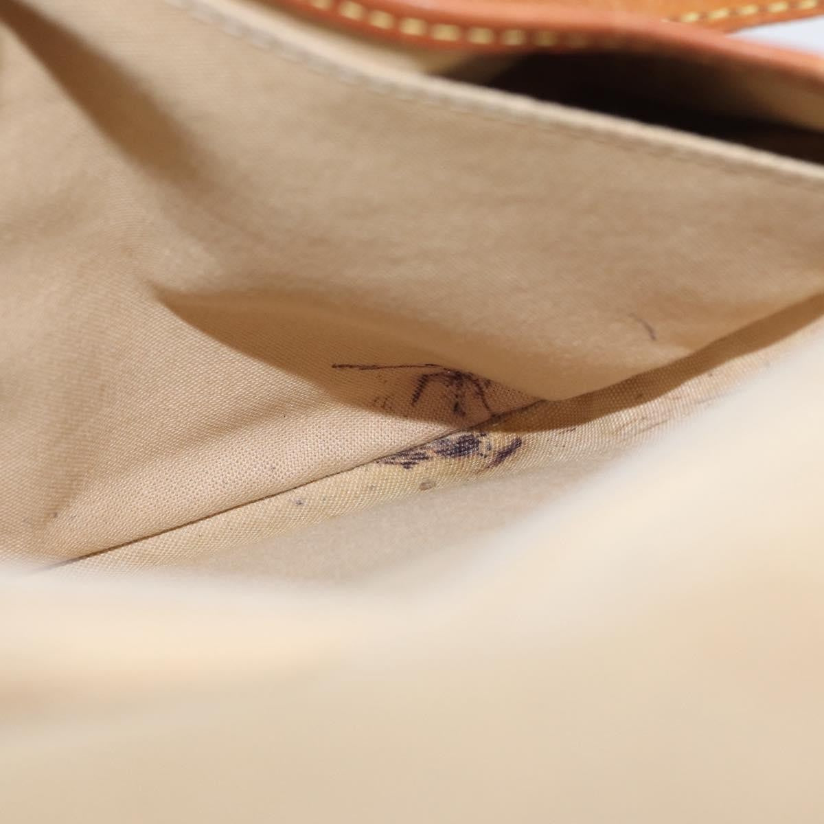 Louis Vuitton Saumur Damier Ebene Beige Canvas Shoulder Bag Bag (Pre-Owned)