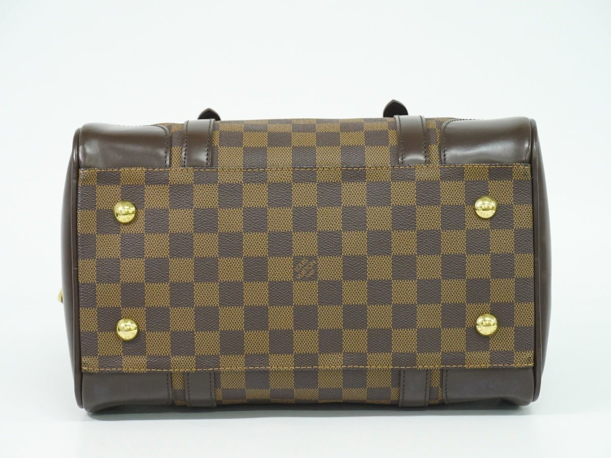 Louis Vuitton Berkeley Damier Brown Canvas Handbag (Pre-Owned)