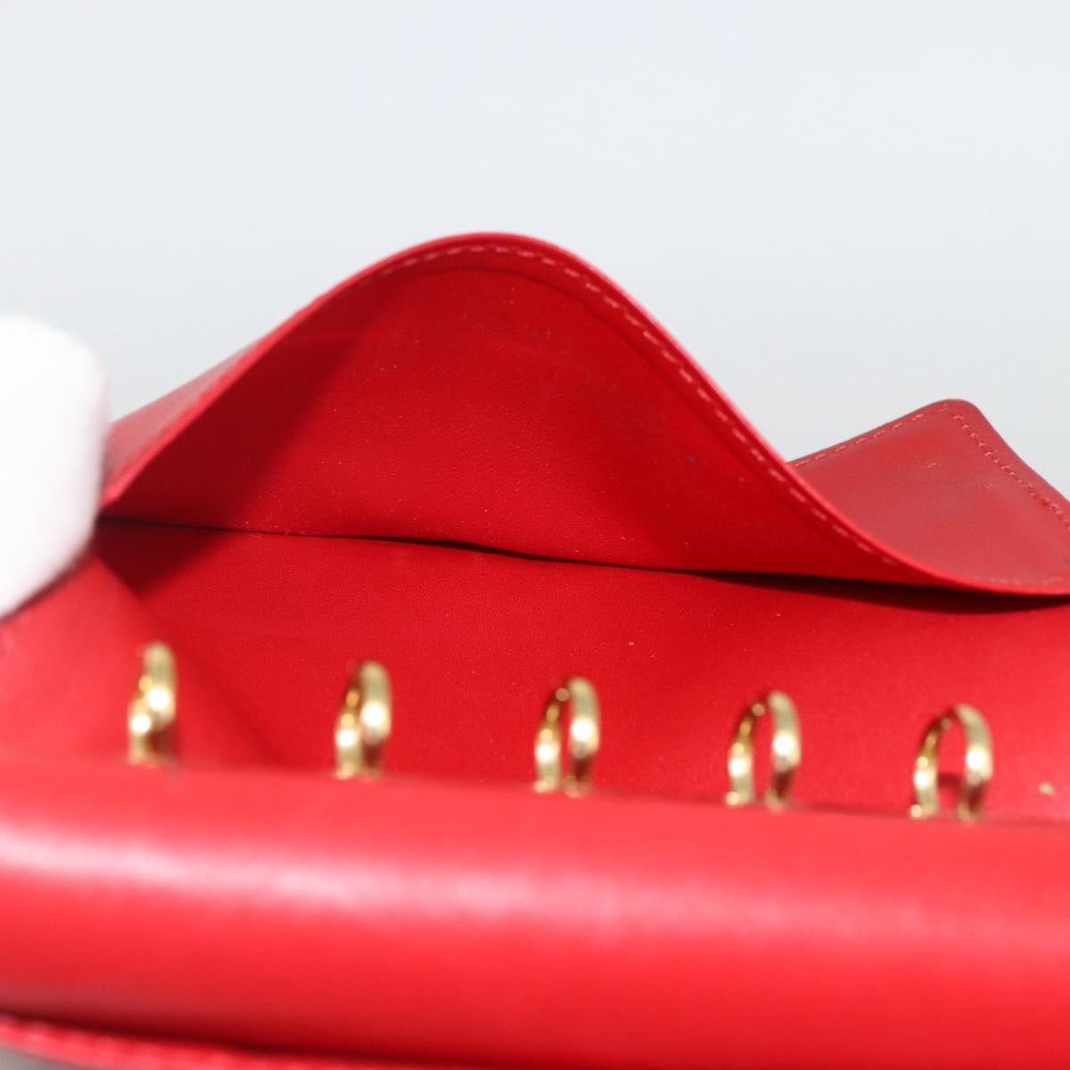 Louis Vuitton Agenda Cover Patent Leather Red Patent_Leather Clutche & Pouche Bag (Pre-Owned)
