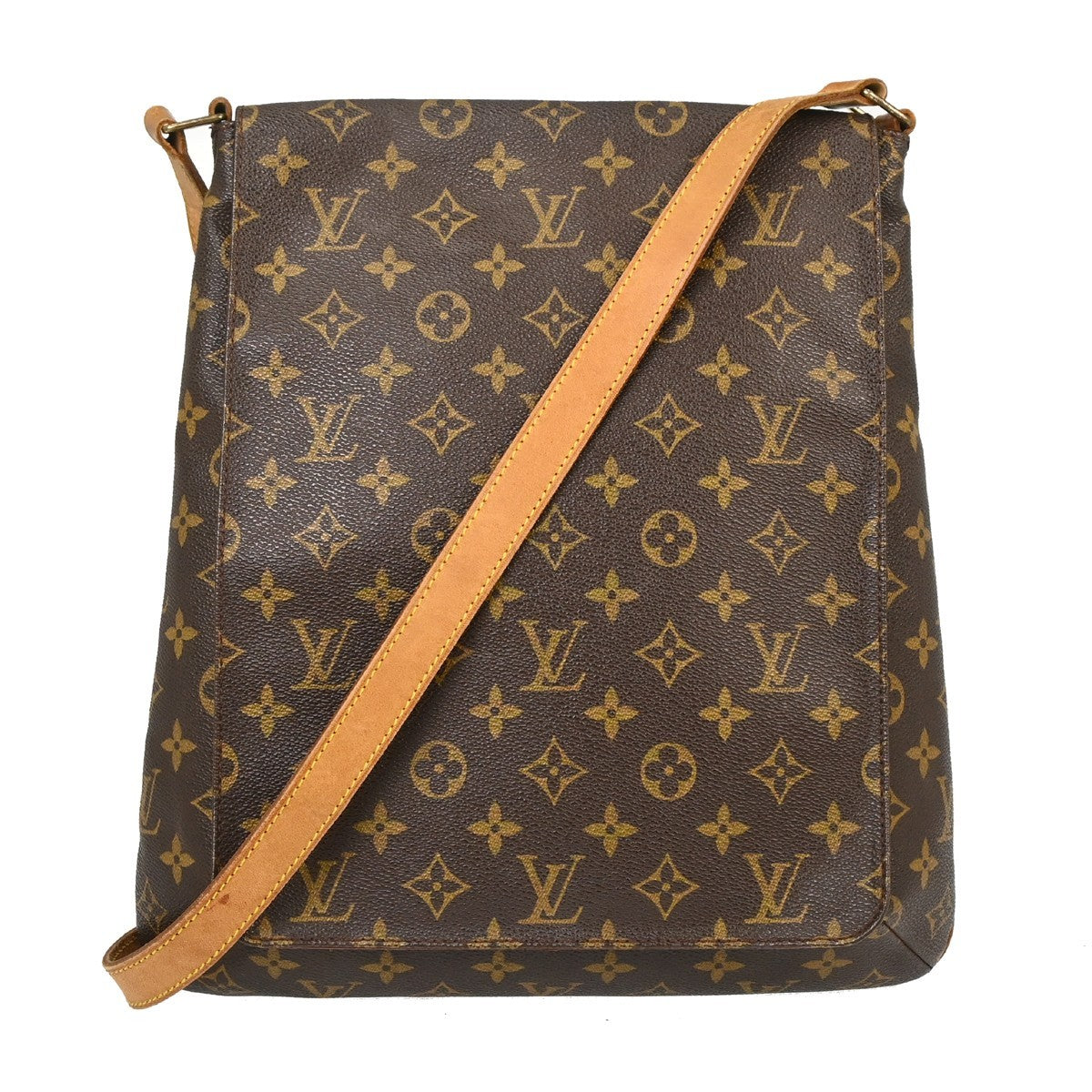 Louis Vuitton Musette Salsa Monogram Canvas Brown Canvas Handbag (Pre-Owned)