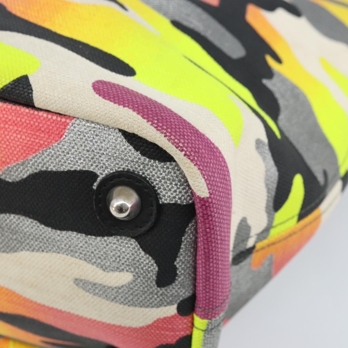 Christian Dior Open Limited Edition Anselm Reyle Camouflage Canvas Multicolour Canvas Tote Bag Bag (Pre-Owned)