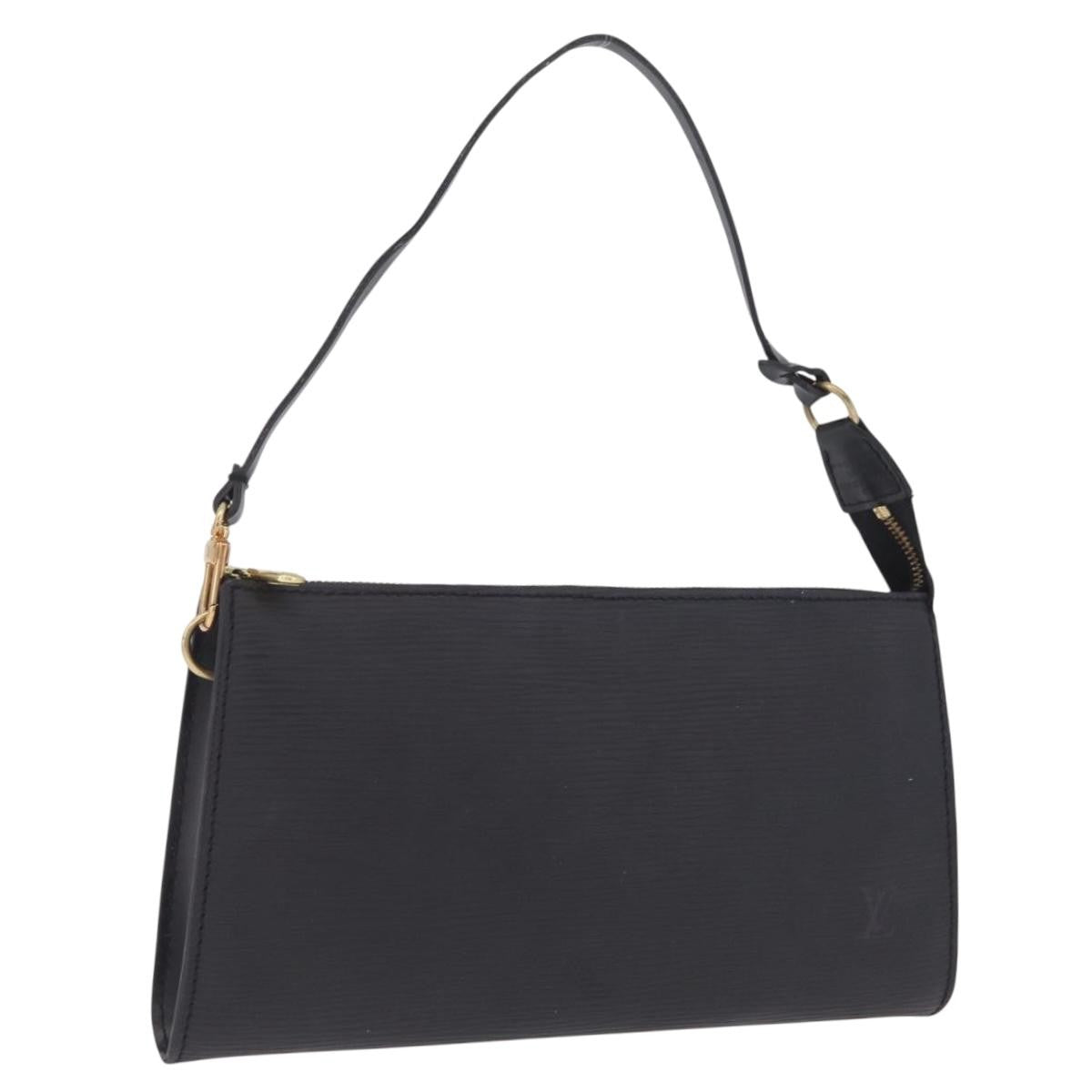 Louis Vuitton Pochette Accessoires Epi Leather Black Leather Clutche & Pouche Bag (Pre-Owned)