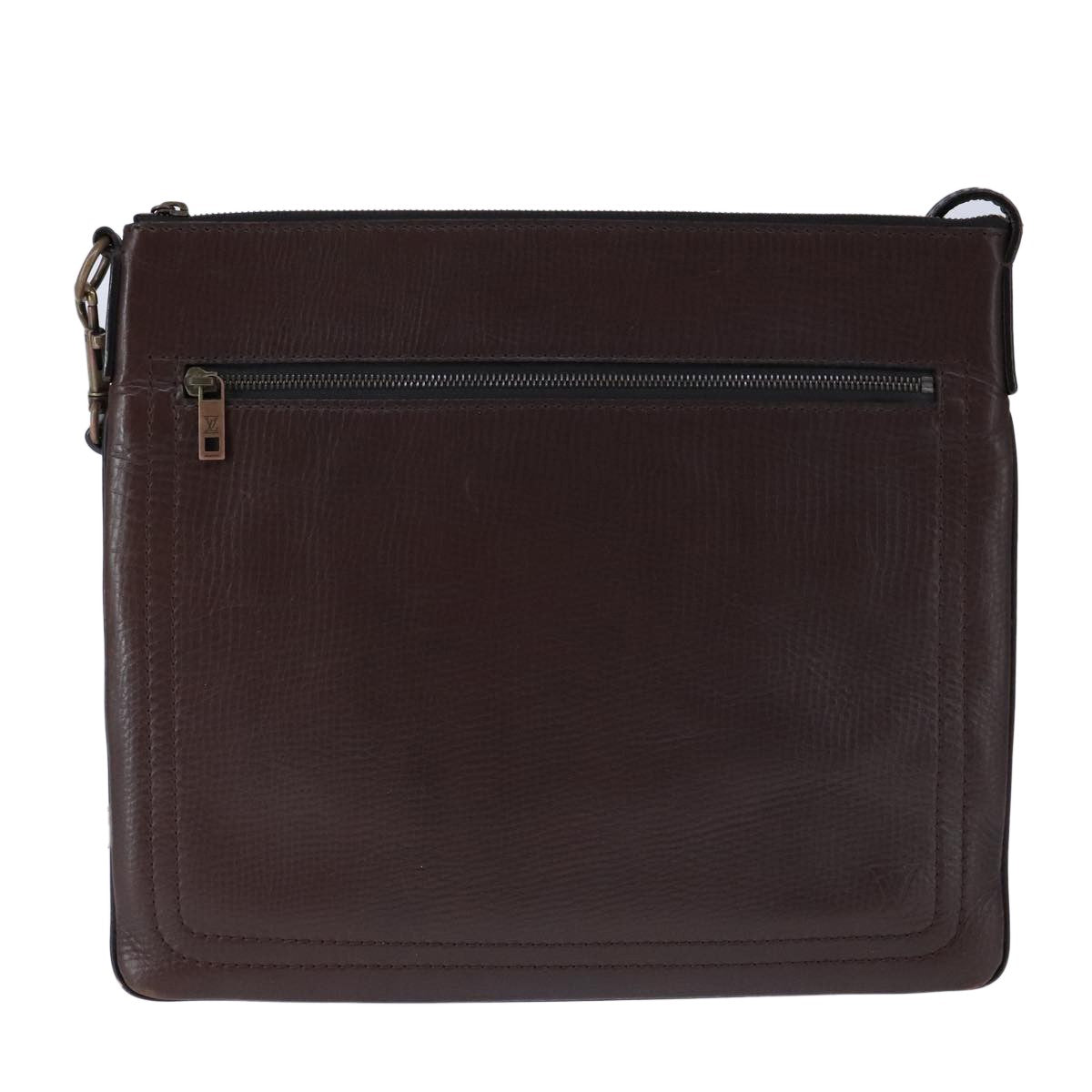 Louis Vuitton Shawnee Messenger Utah Leather Brown Leather Shoulder Bag Bag (Pre-Owned)