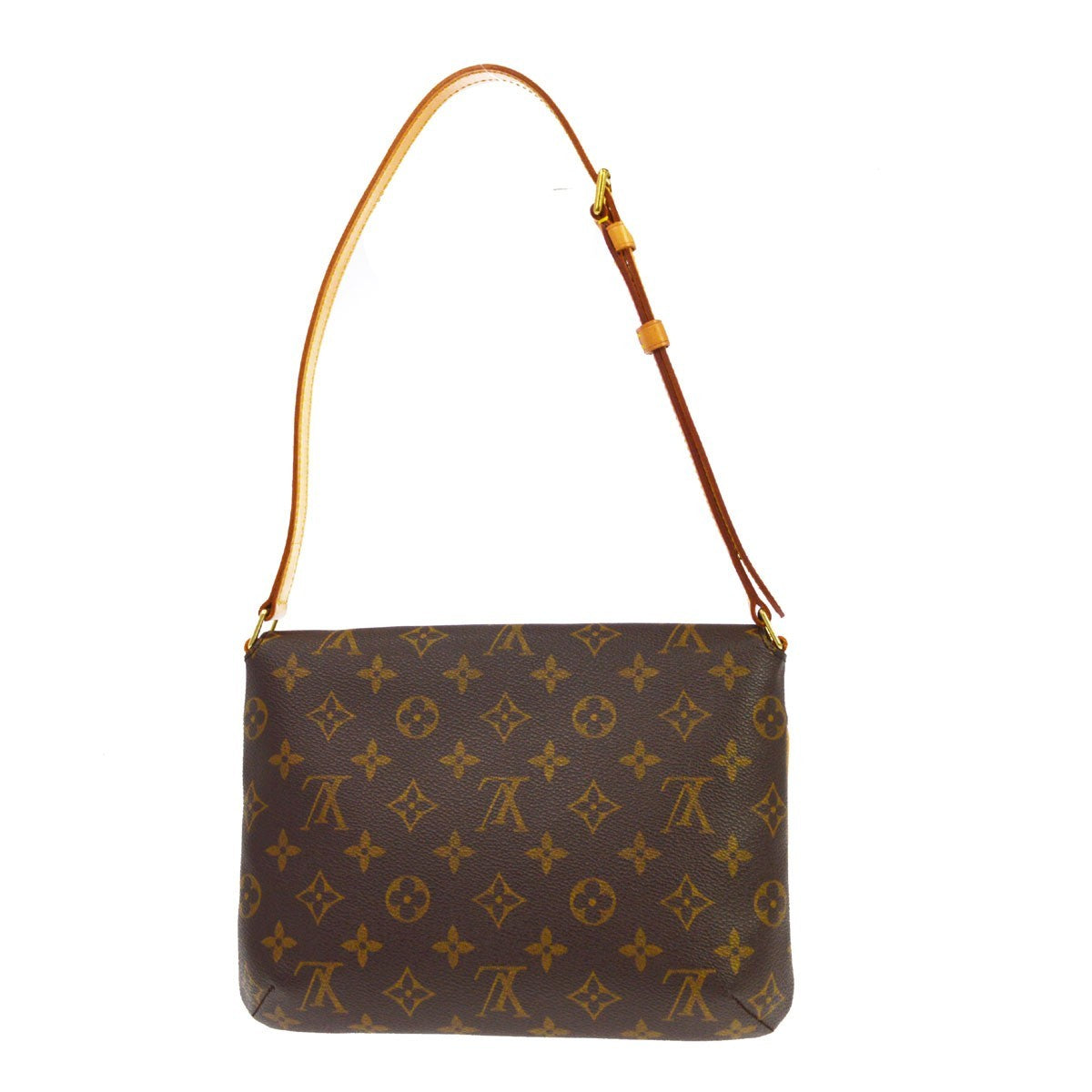 Louis Vuitton Musette Tango Monogram Canvas Brown Canvas Shoulder Bag Bag (Pre-Owned)