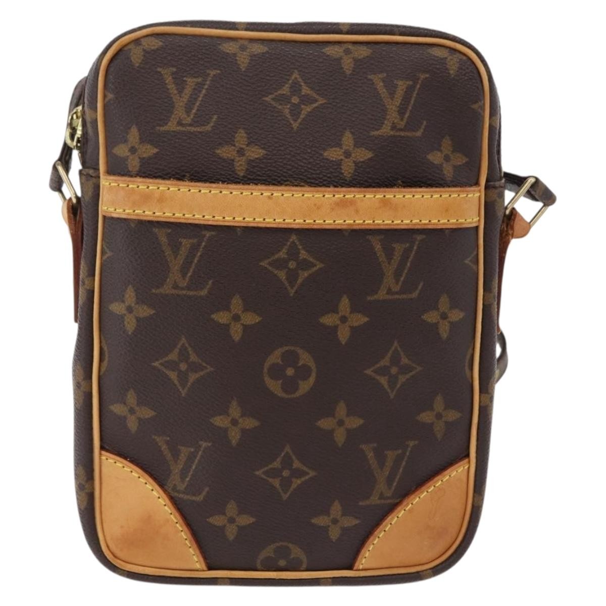 Louis Vuitton Danube Monogram Canvas Brown Canvas Handbag (Pre-Owned)