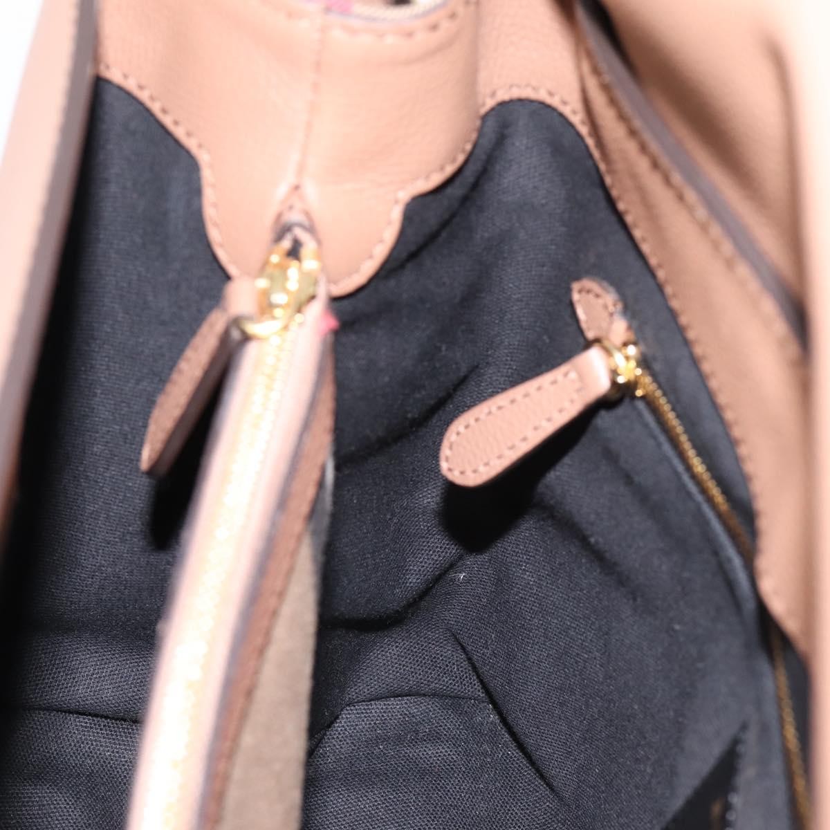 Burberry Camberley Top Handle Leather Brown Leather Shoulder Bag Bag (Pre-Owned)