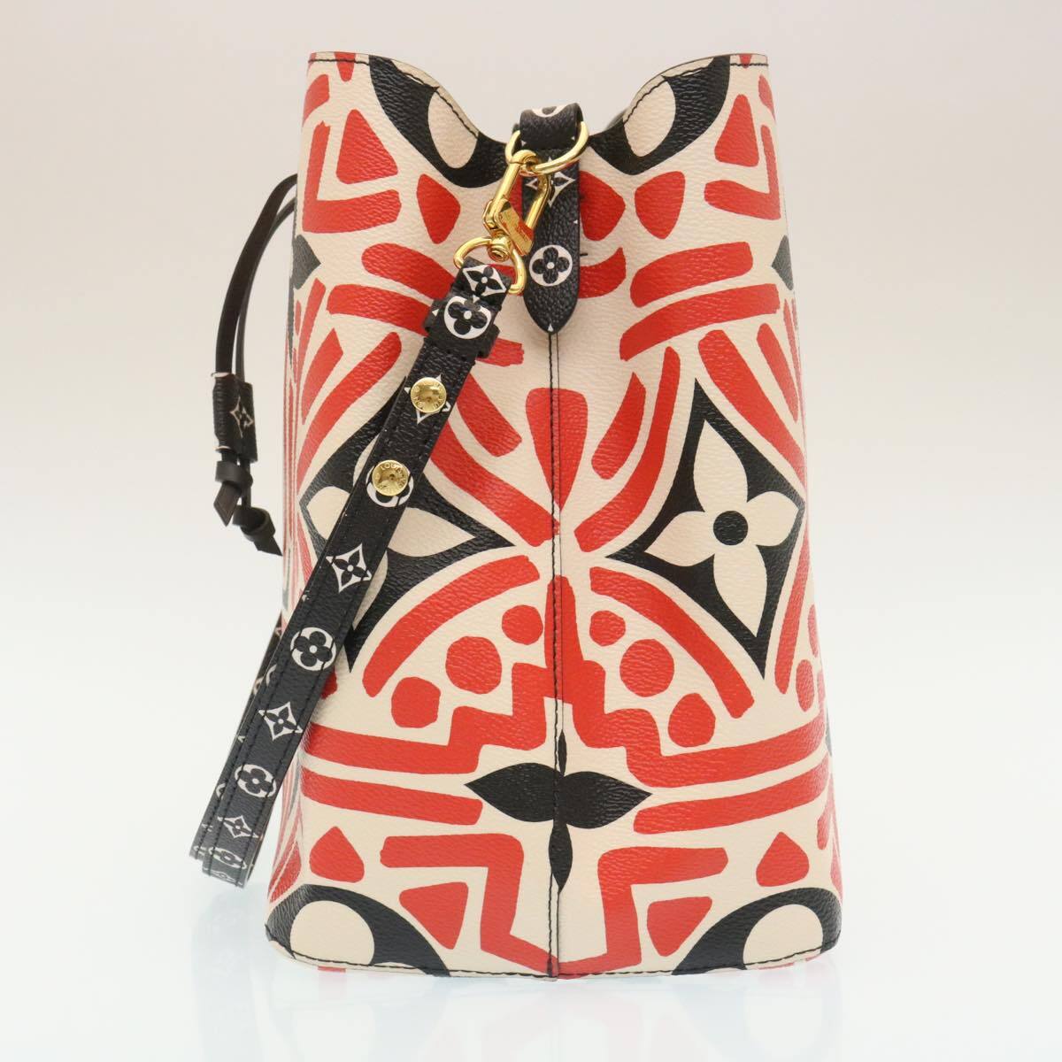 Louis Vuitton Neonoe Limited Edition Crafty Monogram Giant Red Canvas Handbag (Pre-Owned)