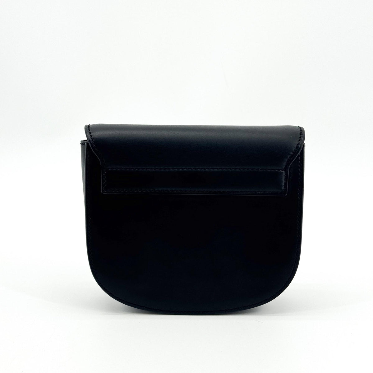 Saint Laurent Kaia Leather Black Leather Shoulder Bag Bag (Pre-Owned)