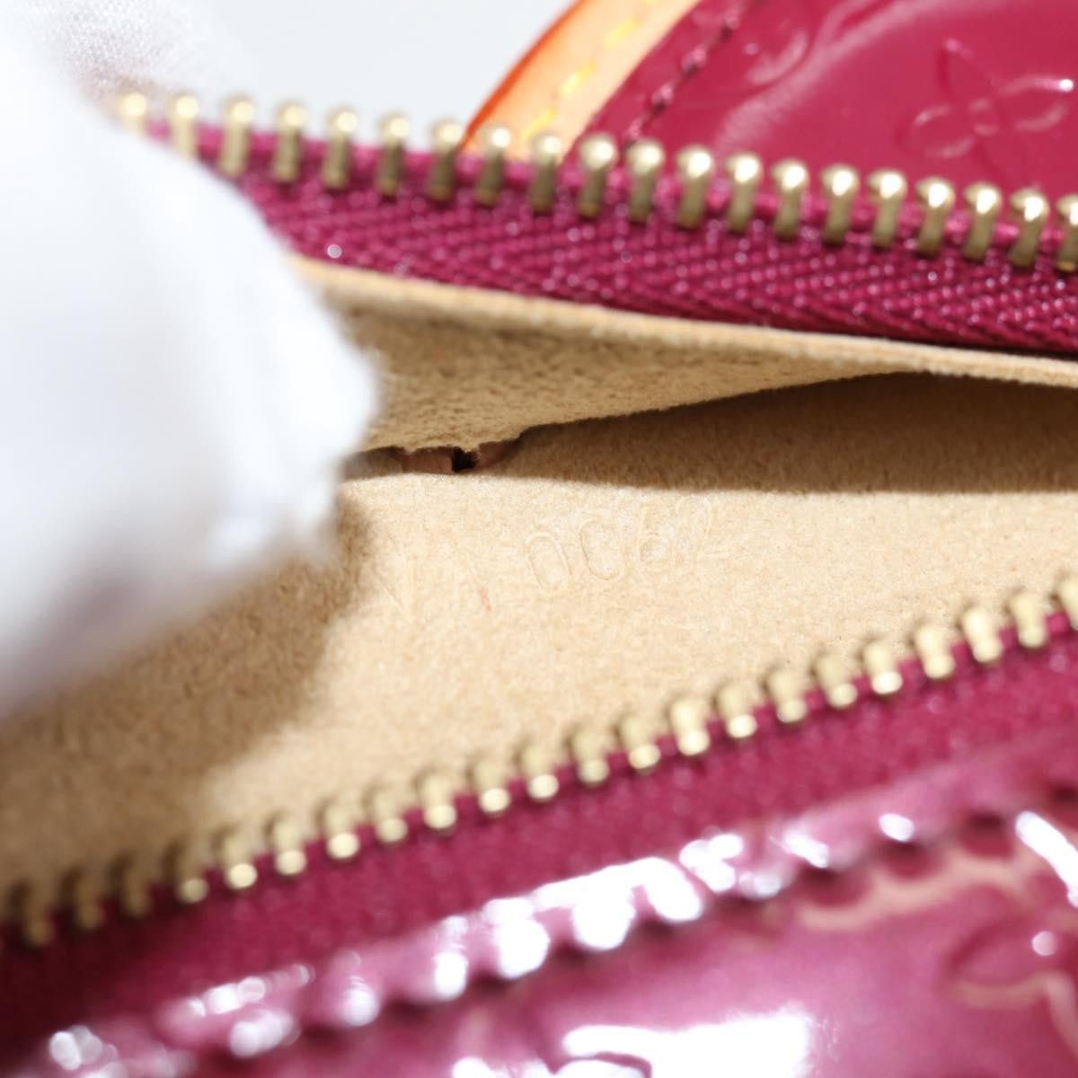 Louis Vuitton Conte De Fees Butterfly Monogram Vernis Burgundy Patent_Leather Clutche & Pouche Bag (Pre-Owned)