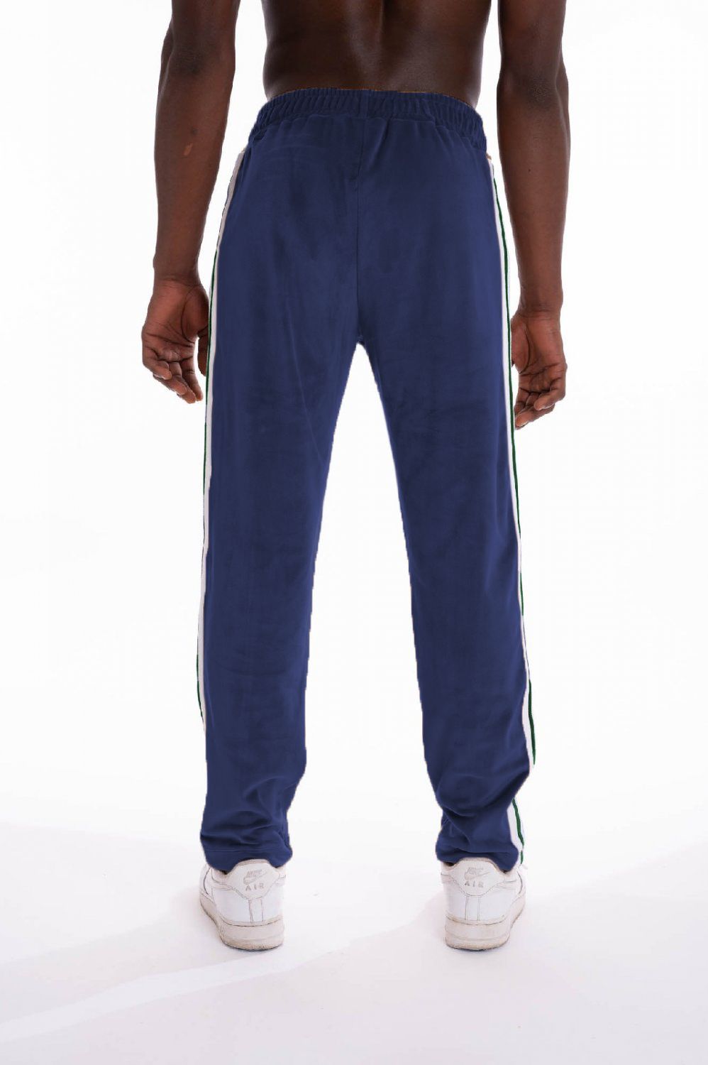 Comme Des Fuckdown Blue Polyester Men's Trousers