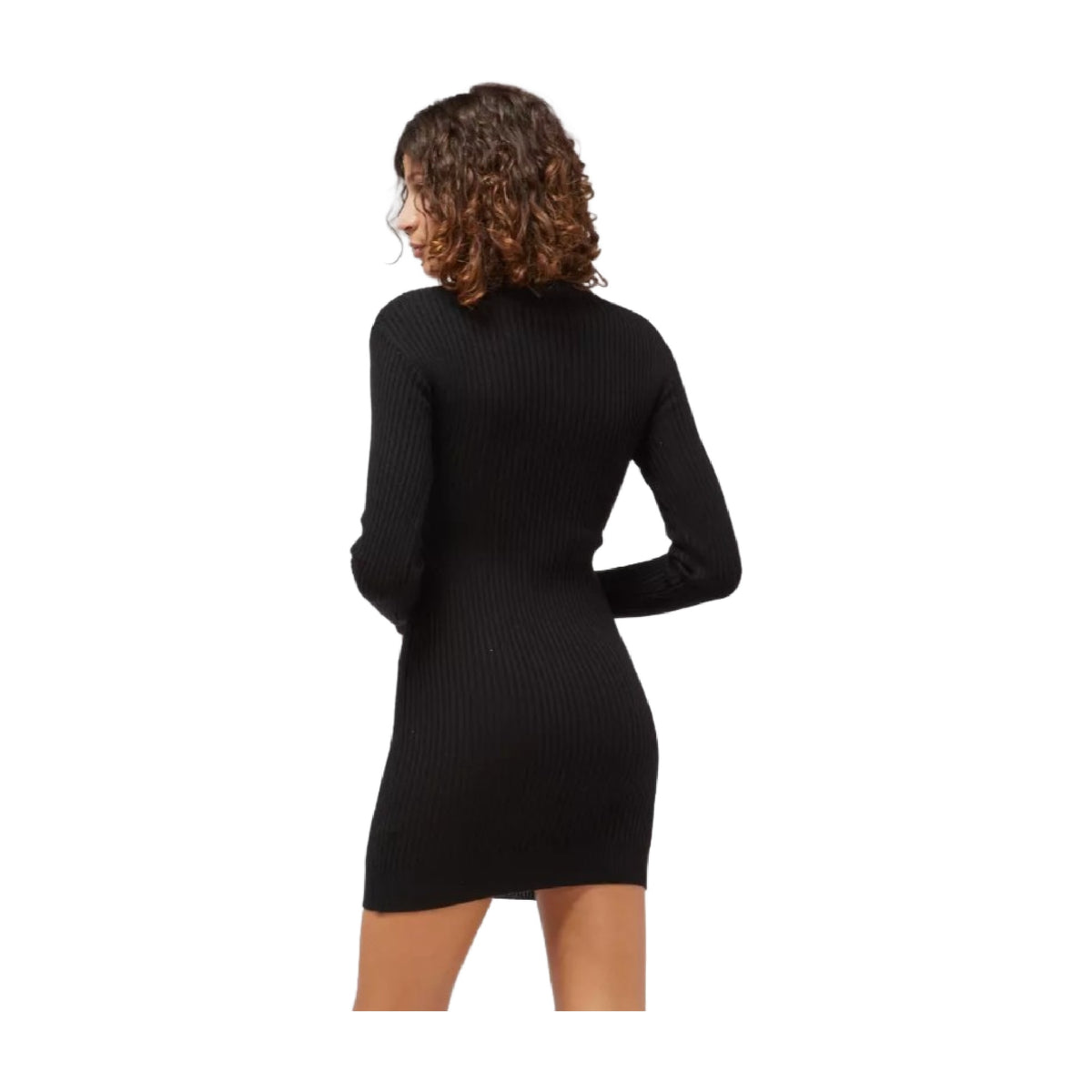 Custo Barcelona Black Viscose Women's Knitted Women's Dress