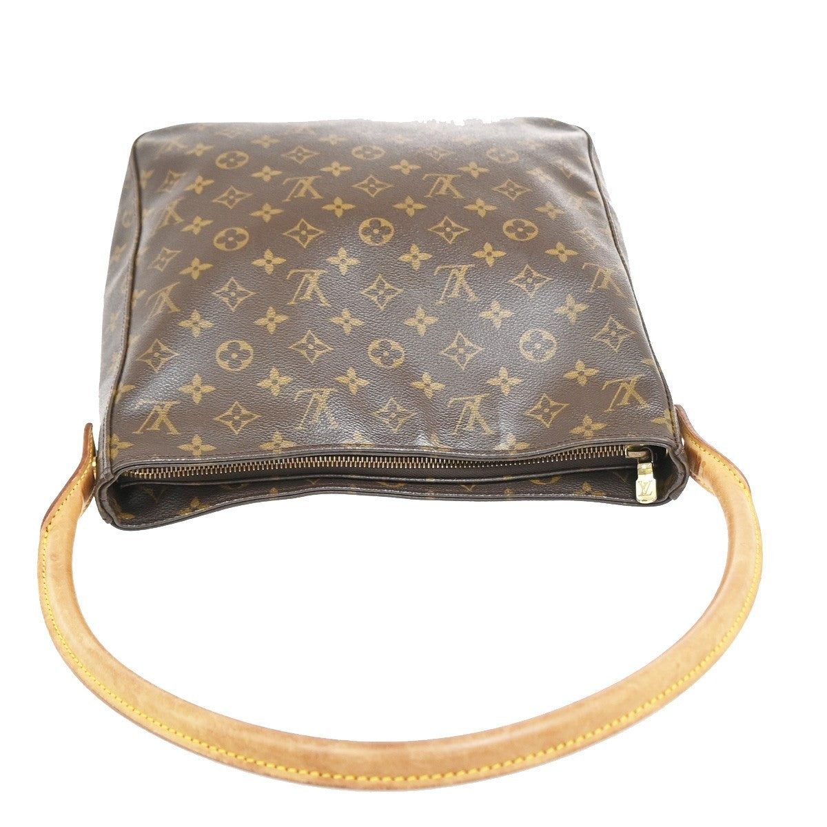 Louis Vuitton Looping Monogram Canvas Brown Canvas Handbag (Pre-Owned)
