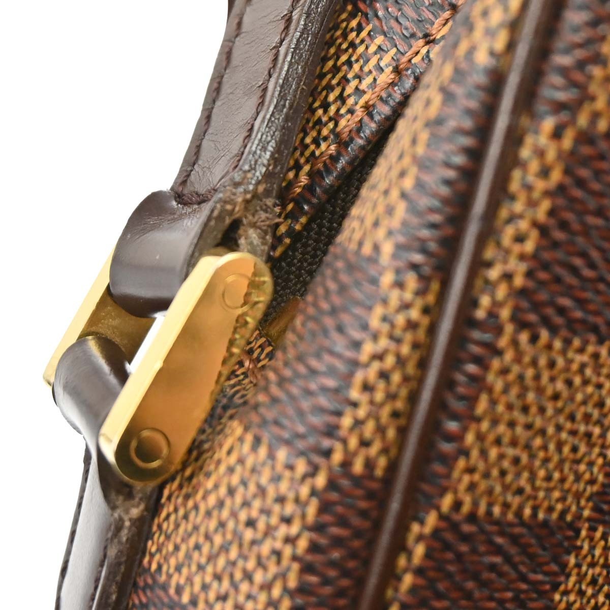 Louis Vuitton Ipanema Damier Brown Canvas Handbag (Pre-Owned)