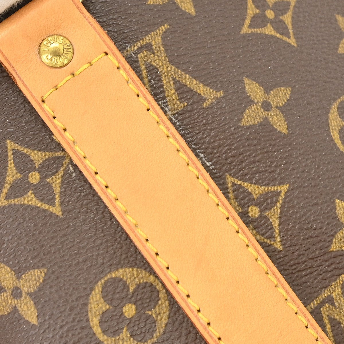 Louis Vuitton Keepall Monogram Canvas Brown Canvas Travel Bag Bag (Pre-Owned)