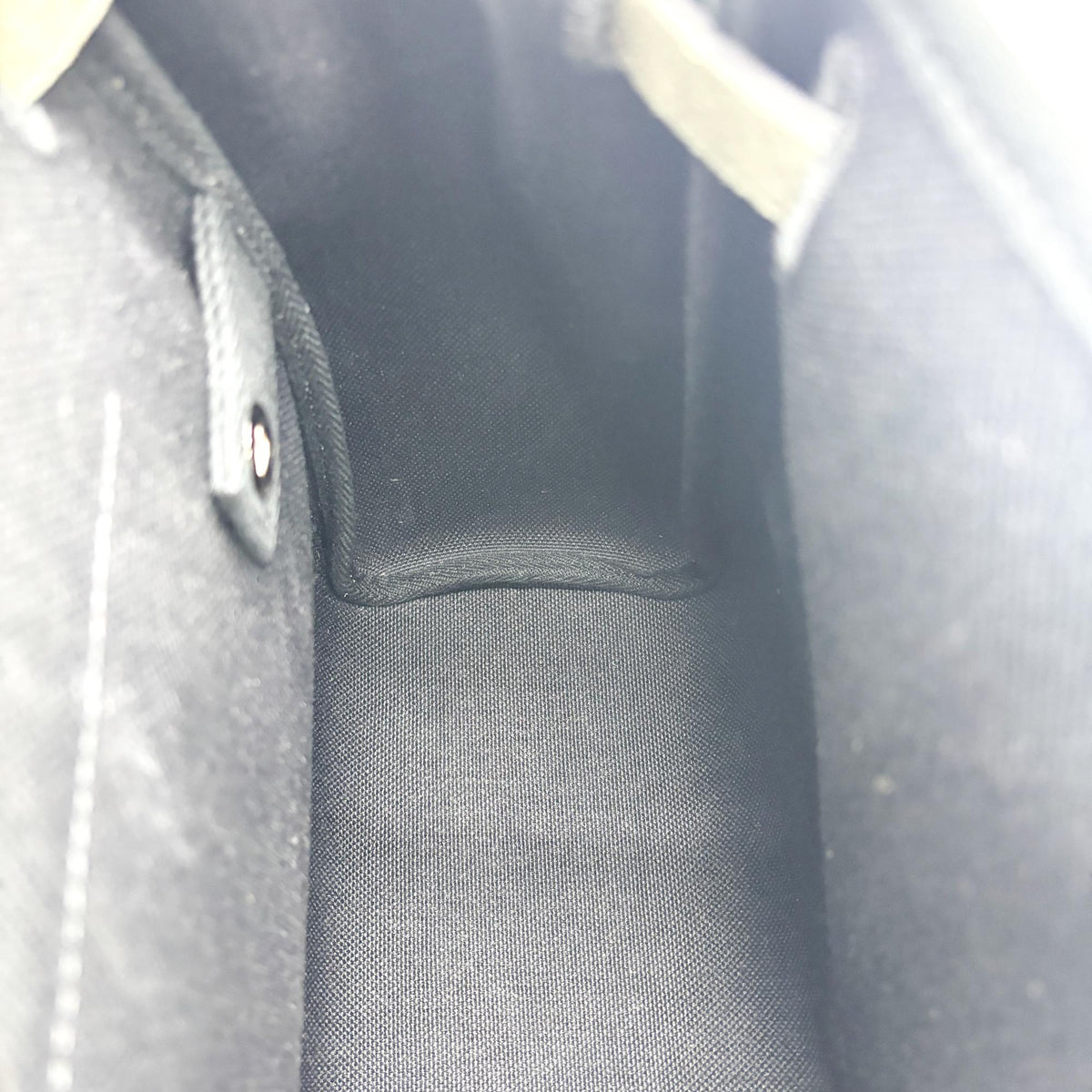 Hermes Herbag Zip Leather And Toile Black Canvas Handbag (Pre-Owned)