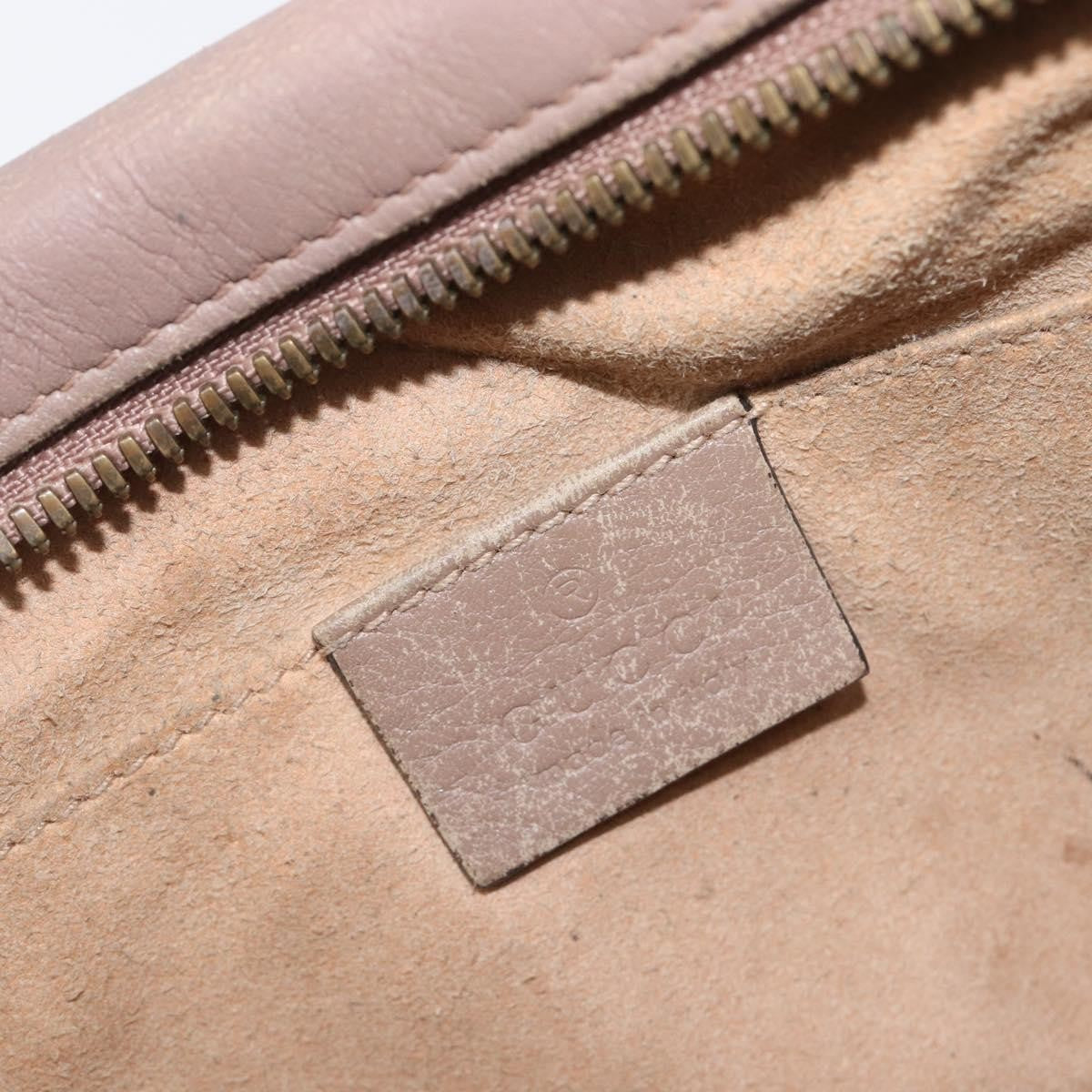 Gucci Gg Marmont Matelasse Leather Beige Leather Shoulder Bag Bag (Pre-Owned)