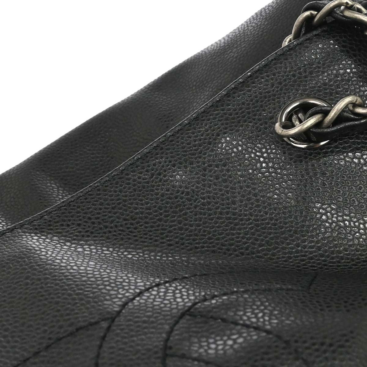 Chanel Cc Bowler Caviar Black Calfskin Shoulder Bag Bag (Pre-Owned)