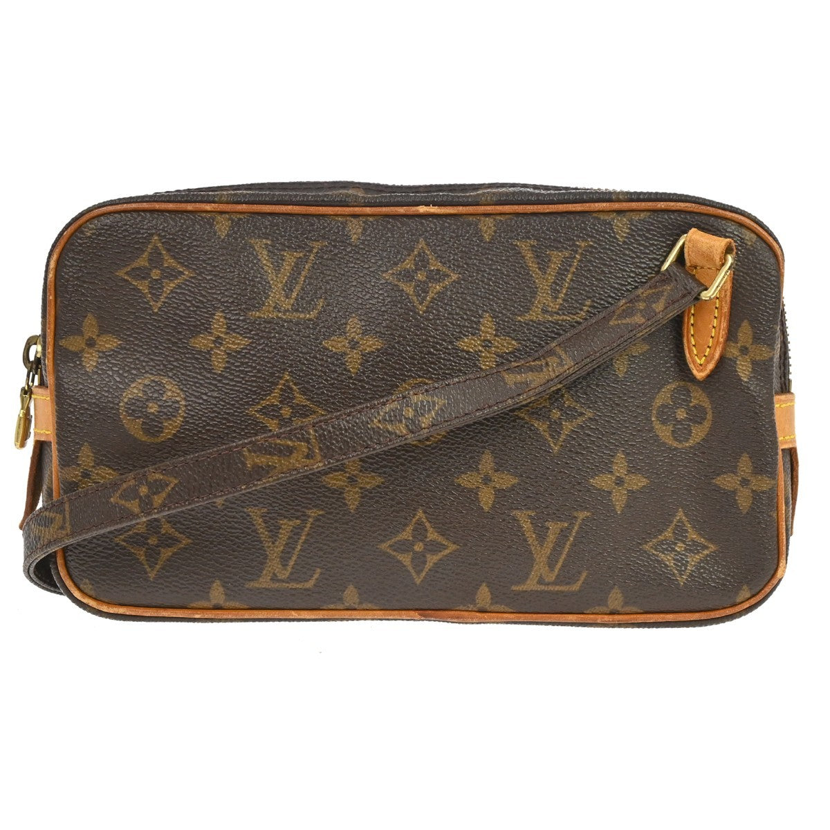 Louis Vuitton Pochette Marly Bandouliere Monogram Canvas Brown Canvas Shoulder Bag Bag (Pre-Owned)