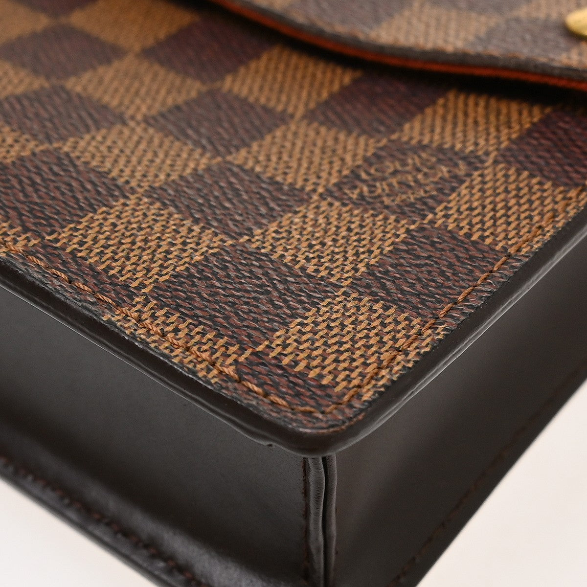 Louis Vuitton Portobello Messenger Damier Ebene Brown Canvas Shoulder Bag Bag (Pre-Owned)