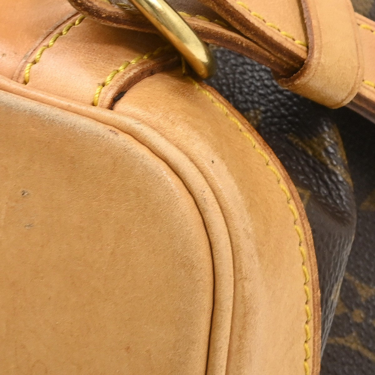 Louis Vuitton Vintage Montsouris Monogram Canvas Brown Canvas Backpack Bag (Pre-Owned)