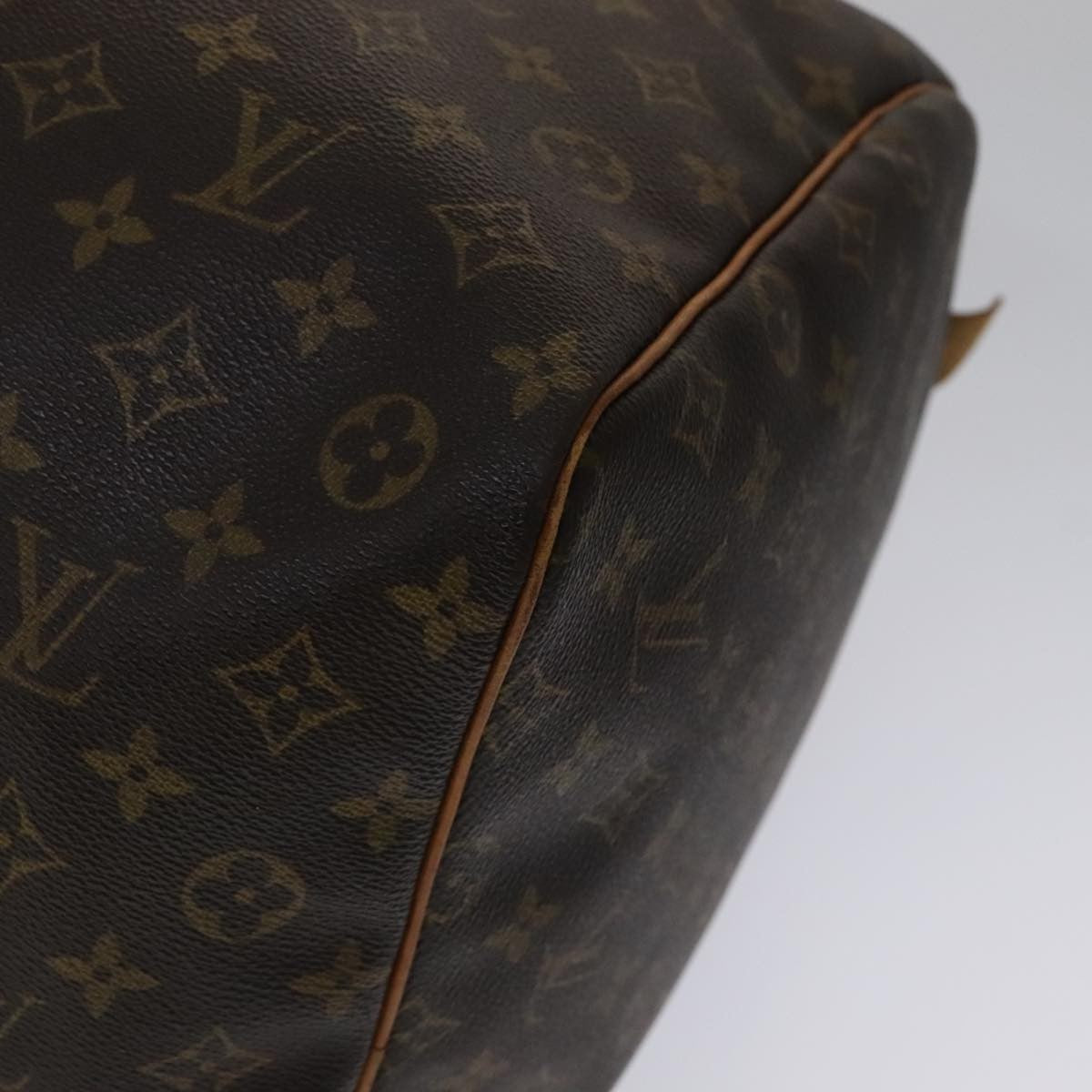 Louis Vuitton Keepall Monogram Canvas Brown Canvas Travel Bag Bag (Pre-Owned)