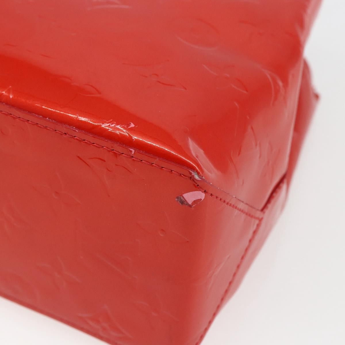Louis Vuitton Reade Monogram Vernis Red Patent_Leather Handbag (Pre-Owned)