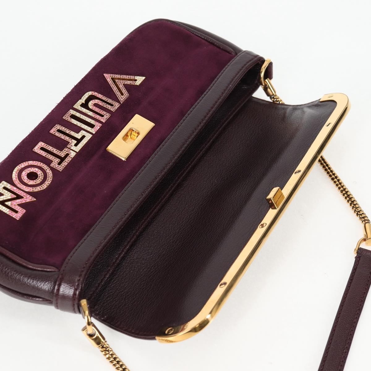 Louis Vuitton Avant Garde Pochette Leather With Suede Brown Leather Bag (Pre-Owned)