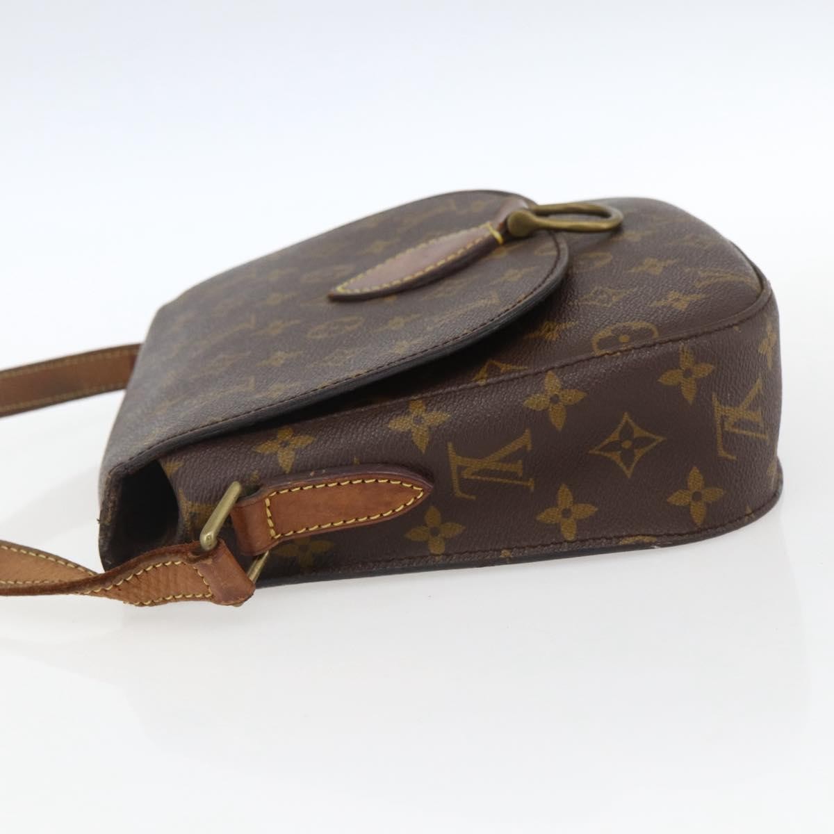 Louis Vuitton Saint Cloud Monogram Canvas Brown Canvas Shoulder Bag Bag (Pre-Owned)