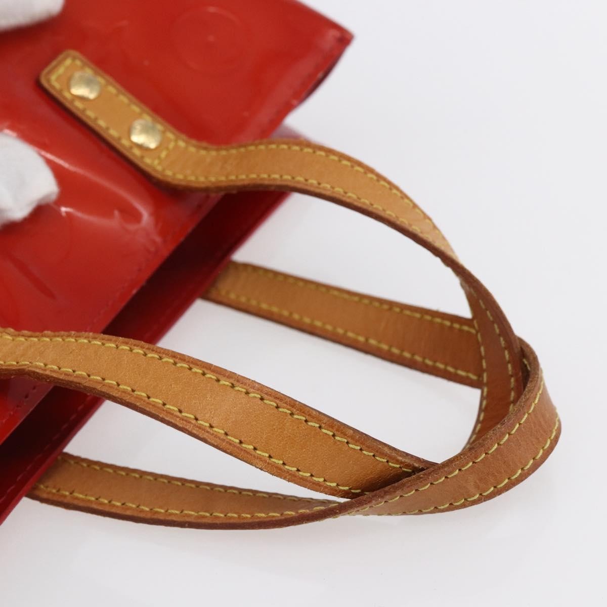 Louis Vuitton Reade Monogram Vernis Red Patent_Leather Handbag (Pre-Owned)