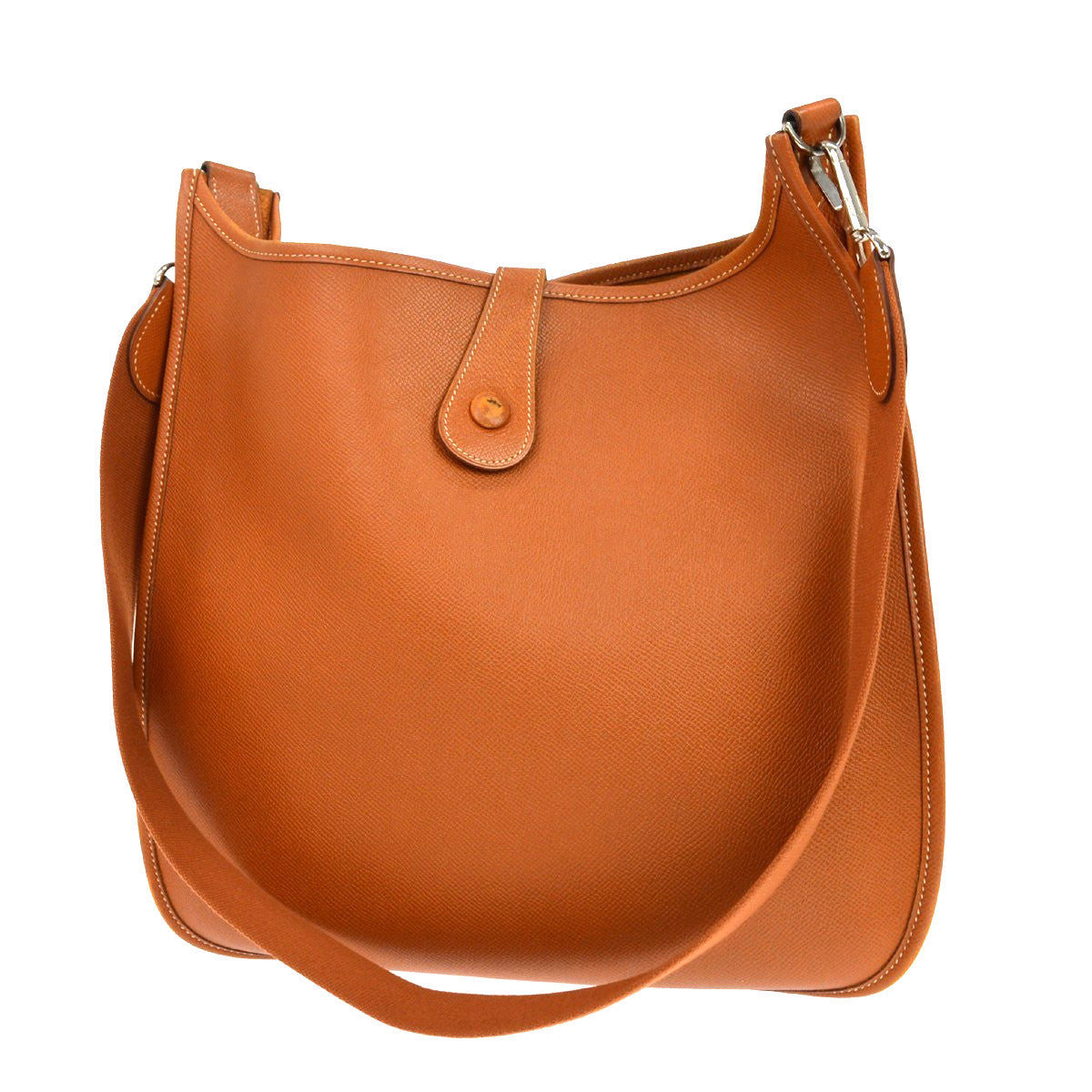 Hermes Evelyne Bag Gen Ii Epsom Gold Leather Shoulder Bag Bag (Pre-Owned)