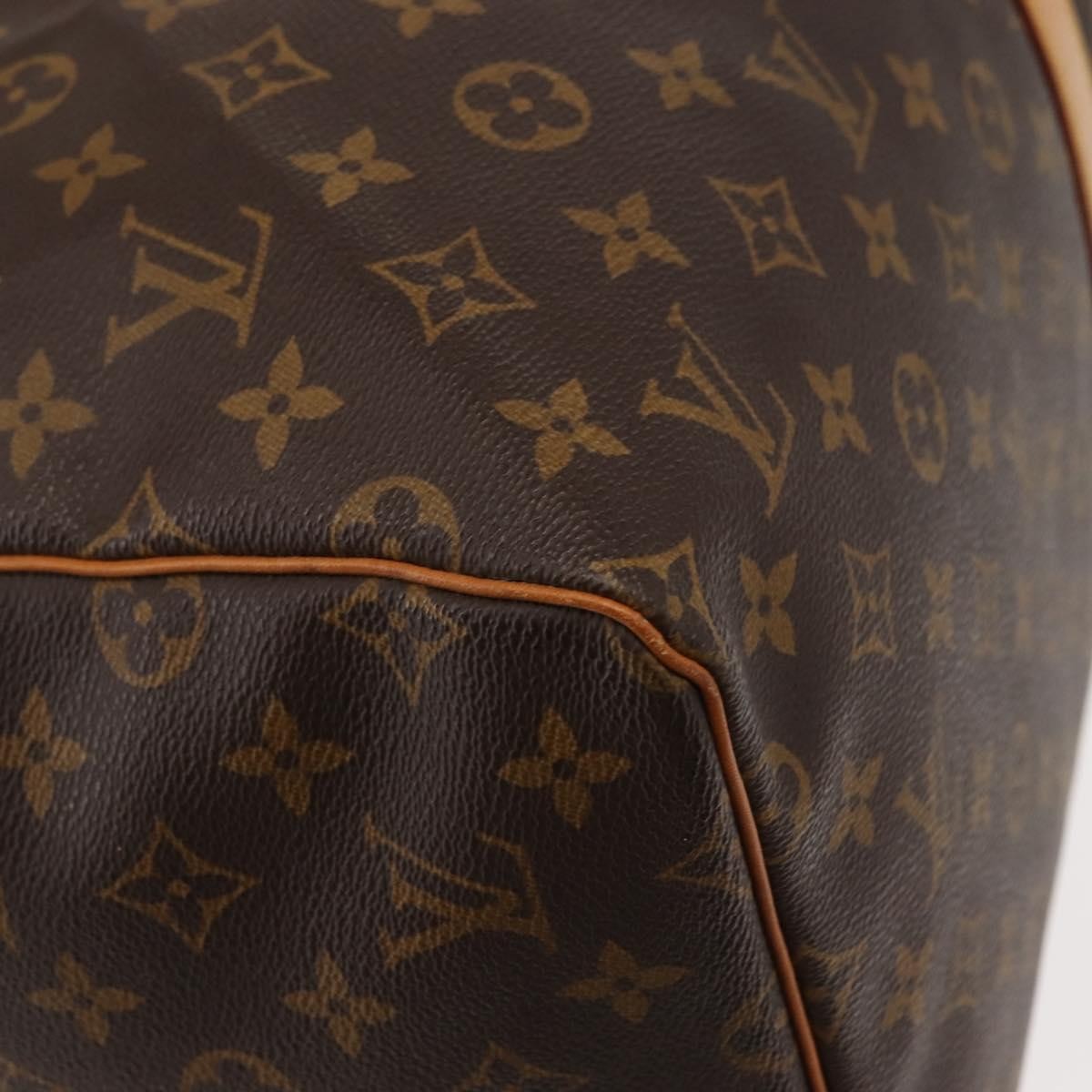 Louis Vuitton Keepall Monogram Canvas Brown Canvas Travel Bag Bag (Pre-Owned)