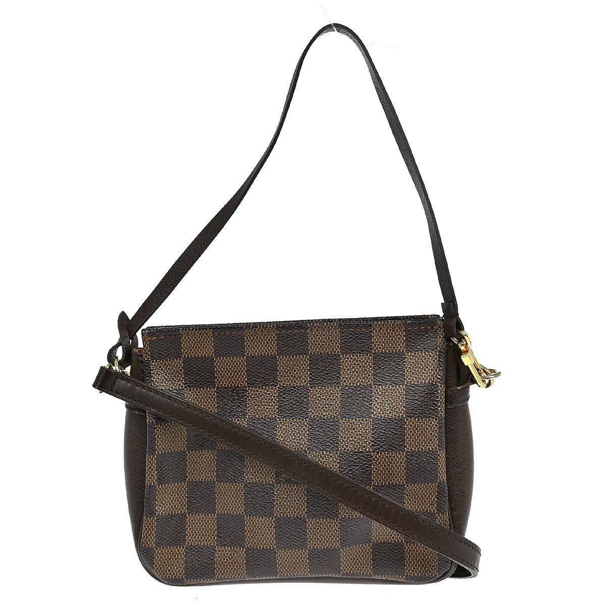 Louis Vuitton Trousse Make Up Damier Canvas Brown Canvas Clutche & Pouche Bag (Pre-Owned)