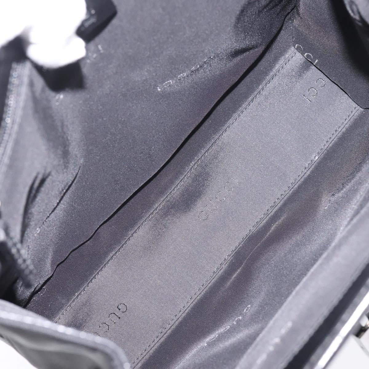 Gucci Jackie Canvas Black Canvas Tote Bag Bag (Pre-Owned)