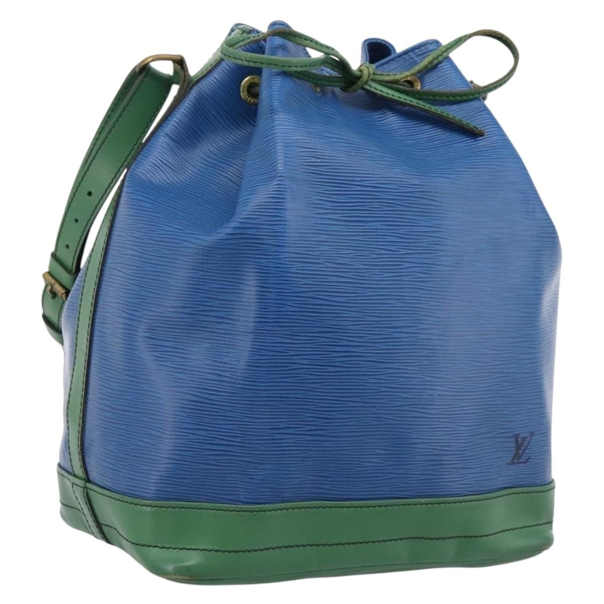 Louis Vuitton Bicolor Noe Epi Leather Blue Leather Handbag (Pre-Owned)