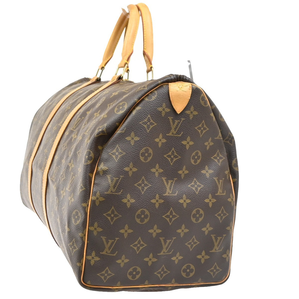 Louis Vuitton Keepall Monogram Canvas Brown Canvas Travel Bag Bag (Pre-Owned)