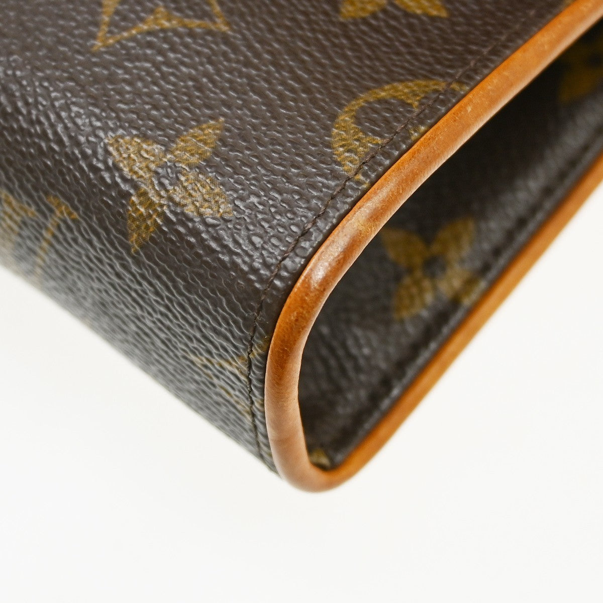 Louis Vuitton Florentine Monogram Brown Canvas Clutche & Pouche Bag (Pre-Owned)