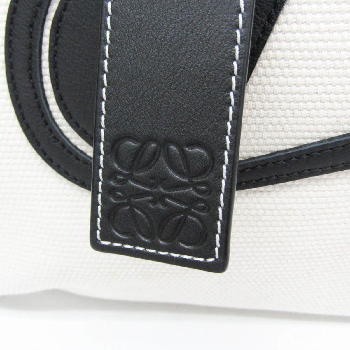 Loewe Paula's Ibiza Tote Canvas With Applique Beige Canvas Tote Bag Bag (Pre-Owned)