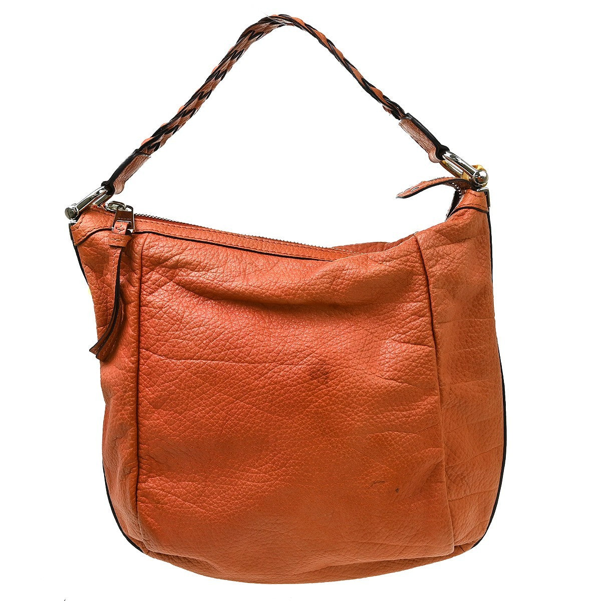 Gucci Bamboo Bar Hobo Leather Brown Leather Handbag (Pre-Owned)