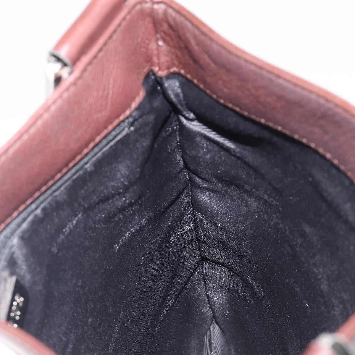 Loewe Anagram Leather Brown Leather Shoulder Bag Bag (Pre-Owned)