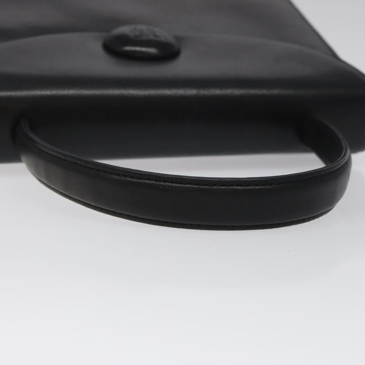 Givenchy Vintage Leather Black Leather Handbag (Pre-Owned)