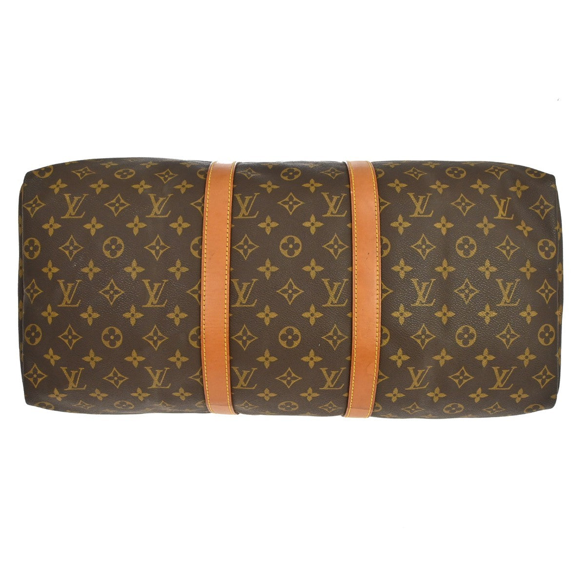 Louis Vuitton Keepall Monogram Canvas Brown Canvas Travel Bag Bag (Pre-Owned)