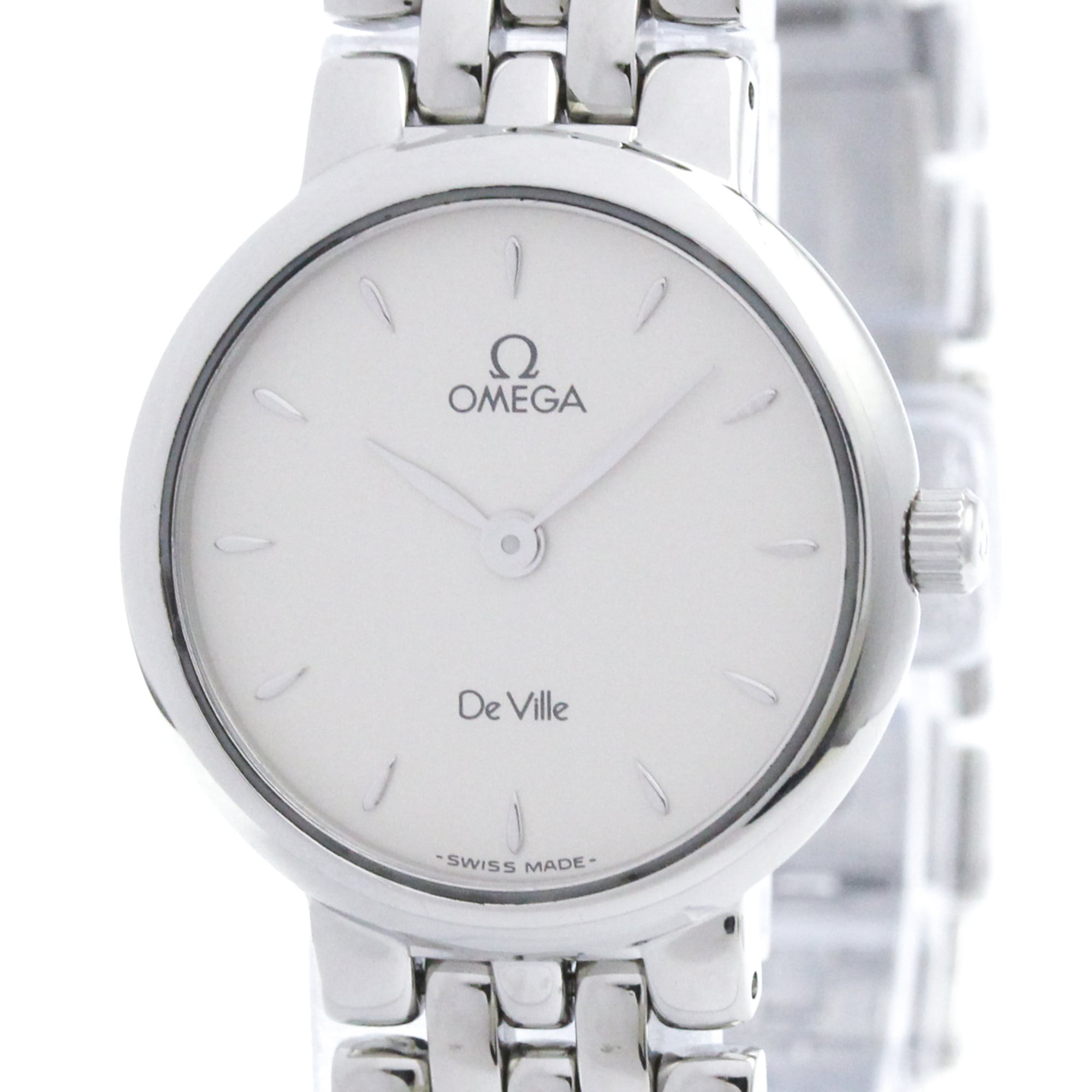 Omega De Ville Prestige Quartz Stainless Steel Watch (Pre-Owned)