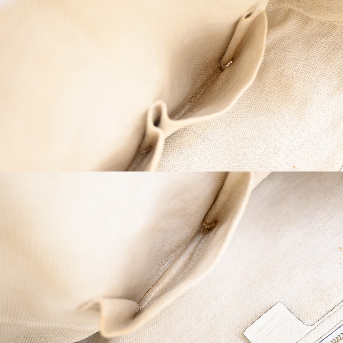 Gucci Soho Messenger Leather White Leather Shoulder Bag Bag (Pre-Owned)