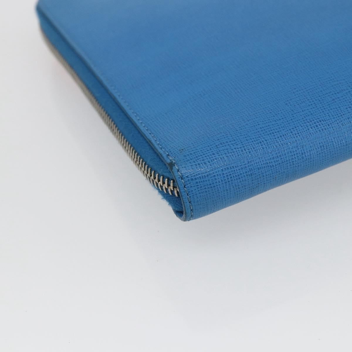 Fendi Monster Clutch Leather Blue Leather Clutche & Pouche Bag (Pre-Owned)